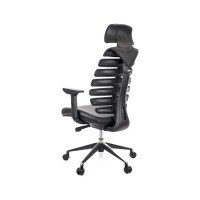 Кресло Everprof Ergo Black кожа черный EP-Ergo leather Black