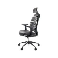 Кресло Everprof Ergo Black кожа черный EP-Ergo leather Black