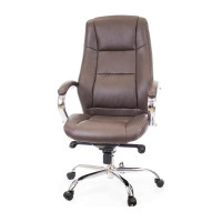 Кресло Everprof Kron M кожа коричневый EP-kron m leaher brown