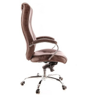 Кресло Everprof King M экокожа коричневый EC-370 M PU brown