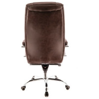 Кресло Everprof King M экокожа коричневый EC-370 M PU brown