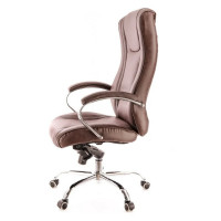 Кресло Everprof King M экокожа коричневый EC-370 M PU brown