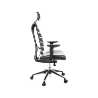 Кресло Everprof Ergo Black экокожа черный EP-Ergo PU Black