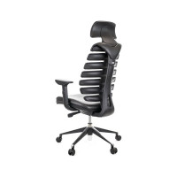 Кресло Everprof Ergo Black экокожа черный EP-Ergo PU Black