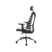 Кресло Everprof Ergo Black экокожа черный EP-Ergo PU Black