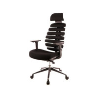 Кресло Everprof Ergo Black ткань черный EP-Ergo Fabric Black