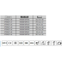 Ботинки HOEGERT TECHNIK HOSEL, SRA, SB, размер 41 HT5K521-41