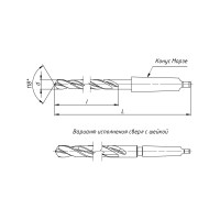 Сверло 27 HSS к/хв КМ3 ГОСТ 10903-77 Beltools ri.159.2347