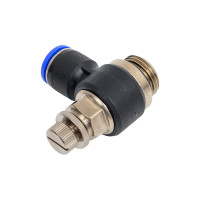 Дроссель с обратным клапаном 12 мм G1/2" CDC Pneumatics NSC 12G04