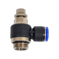 Дроссель с обратным клапаном 12 мм G1/2" CDC Pneumatics NSC 12G04