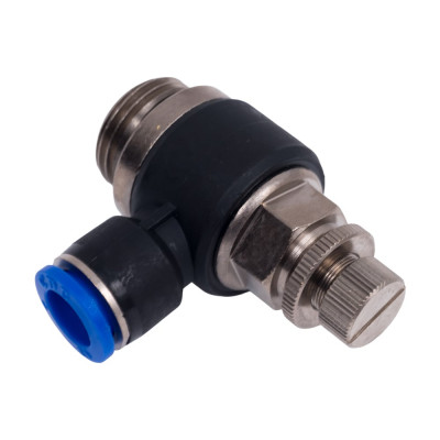 Дроссель с обратным клапаном 10 мм G1/2" CDC Pneumatics NSC 10G04