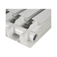 Алюминиевый радиатор STOUT ALPHA 500 4 секции, боковое подключение SRA-2310-050004 RG00908P30043A