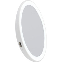 Карманное зеркало с подсветкой Uniel SW/DIM/RECH WHITE ULK-F73 UL-00007899