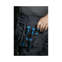 Рабочие штаны HOEGERT TECHNIK NEKAR с карманами в виде кобуры, темно-синие, р. XL HT5K365-XL