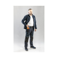 Рабочие штаны HOEGERT TECHNIK NEKAR с карманами в виде кобуры, темно-синие, р. XL HT5K365-XL