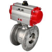 Шаровой кран DN.ru межфланцевый КШмФП.316.200 Ду80 Ру16, с пневмоприводом DA-083 D160-01911