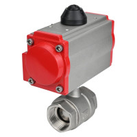 Кран шаровой DN.ru КШМП.316.230-ISO Ду15 Ру63 с пневмоприводом D160-01521