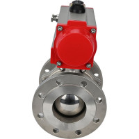 Шаровой кран DN.ru КШФП.316.200 Ду15 Ру40 с пневмоприводом D160-01992