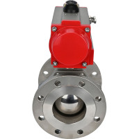 Шаровой кран DN.ru КШФП.316.200 Ду15 Ру40 с пневмоприводом D160-01992