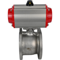 Шаровой кран DN.ru КШмФП.316.200 Ду20 Ру16 пневмопривод, пневмораспред D160-01726