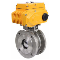 Шаровой кран DN.ru КШмФП.316.200 Ду65 Ру16 электропривод QT-010 220В D160-01858