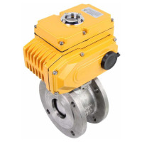 Шаровой кран DN.ru КШмФП.316.200 Ду65 Ру16 электропривод QT-010 220В D160-01858