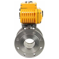 Шаровой кран DN.ru КШмФП.316.200 Ду80 Ру16 электропривод QT-015 220В D160-01889