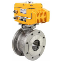 Шаровой кран DN.ru КШмФП.316.200 Ду80 Ру16 электропривод QT-015 220В D160-01889