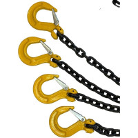 Цепной четырехветвевой строп ТРАСТ 4СЦ 11,2 т, 5000 мм, (укоротители) 8 класс 4687201915287