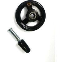 Бакелитовый маховик UnitMC 80х10 с ручкой 100301.1 80х10