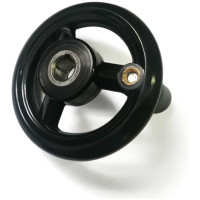 Бакелитовый маховик UnitMC 80х10 с ручкой 100301.1 80х10