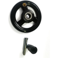 Бакелитовый маховик UnitMC 80х10 с ручкой 100301.1 80х10