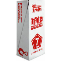 Буксировочный трос с 2 крюками Golden Snail 7т GS8273