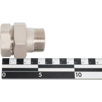 Прямой соединитель SR Rubinetterie никелированный "Американка" 1" 0186-2500N000