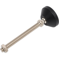 Шарнирная регулируемая опора UnitMC 50хМ10х100 (основание PA66, винт сталь) 400201 50xM10x100