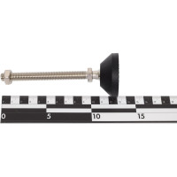 Шарнирная регулируемая опора UnitMC 50хМ10х100 (основание PA66, винт сталь) 400201 50xM10x100