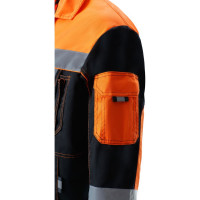 Костюм СОЮЗСПЕЦОДЕЖДА Профессионал-2 с СОП, черно-оранжевый, р. 60-62 рост 170-176 2000000020839