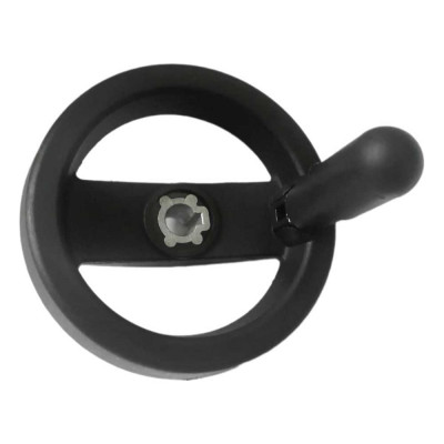 Пластиковый маховик UnitMC со складной ручкой 100х10 100302 10x100