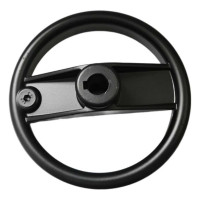 Пластиковый маховик UnitMC со складной ручкой 125х12 100302 12x125