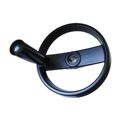 Алюминиевый маховик со складной ручкой UnitMC 160х16 100302.4А