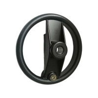 Алюминиевый маховик со складной ручкой UnitMC 125х12 100302.3А