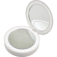 Карманное зеркало с подсветкой Uniel 2AAA WHITE ULK-F70 UL-00007510