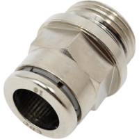 Фитинг 10 мм с наружной металлической резьбой G3/8" CDC Pneumatics BPC 10G03