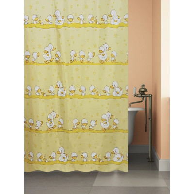 Штора для ванной комнаты Bath Plus YELLOW QUACK 2100S/22