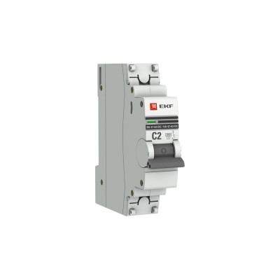 Автоматический выключатель EKF ВА 47-63 DC PROxima mcb4763-DC-1-02C-pro