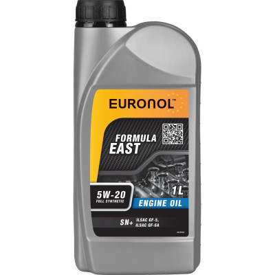 Моторное масло Euronol EAST FORMULA 5w-20, ILSAC GF-5 80199