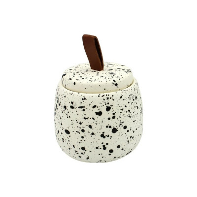 Баночка для хранения ватных дисков Bath Plus CONFETTY W-CE1616B-CT