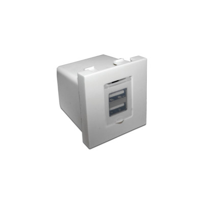 Модуль LANMASTER LAN-EZ45x45-2U/R2-WH