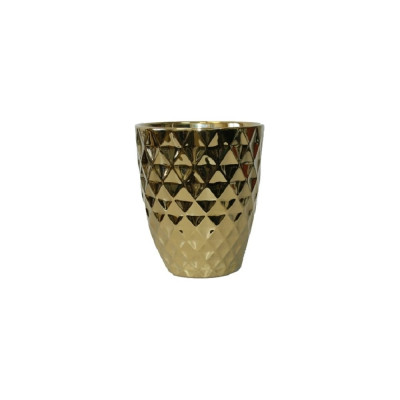 Керамическое кашпо SCHEURICH 629 MIRROR GOLD 061276