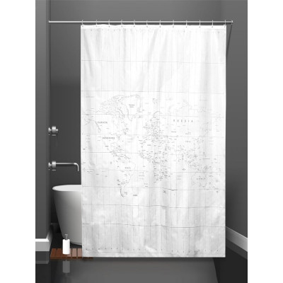 Штора для ванны Bath Plus MAP white ch21060